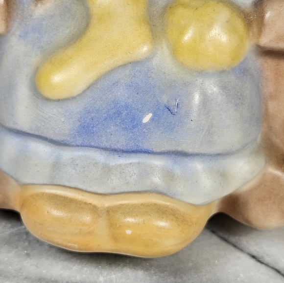 Vintage Art Studio Hand Painted Made Grandpa Grandma Mice Mouse 9in 70s LG - Picture 10 of 11